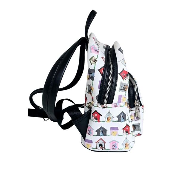 Loungefly Disney Dogs Doghouse Allover Print Mini Backpack Dodger Lady Tramp EUC - Picture 8 of 16